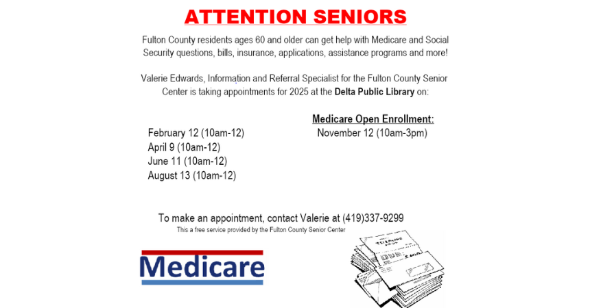 call to make an appt - 2025 help for seniors