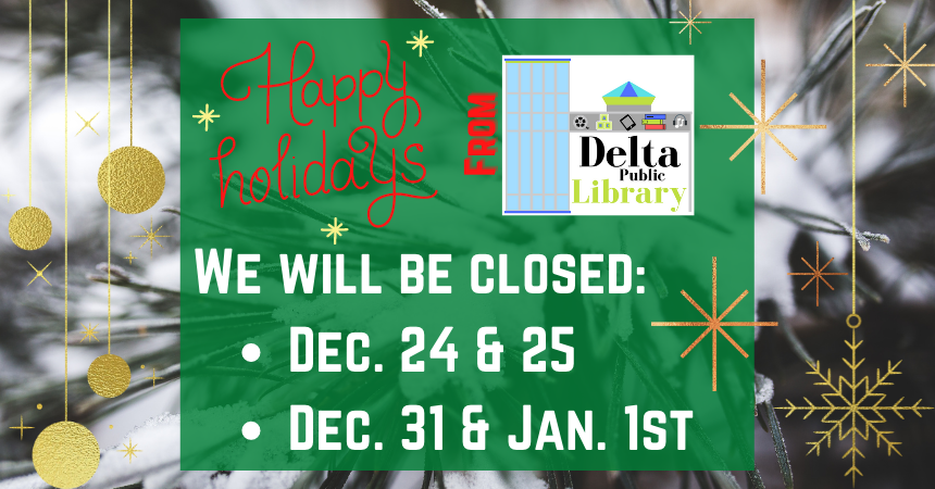 Closed Dec. 24, 25, 31, and Jan. 1st