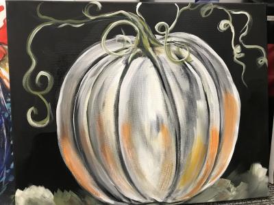 Paint this pumpkin with Donna Mills!