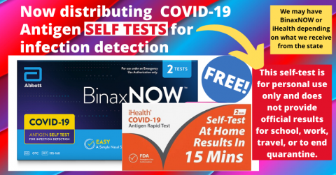 COVID-19 Antigen SELF test for infection detection