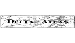 Delta Atlas newspaper heading graphic